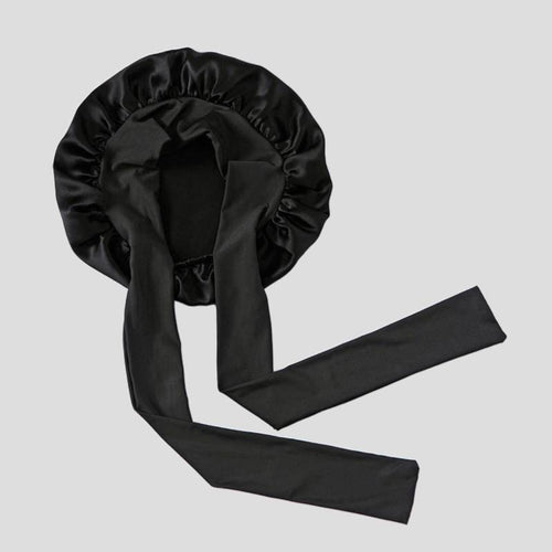 Self-Tie Seiden Bonnet