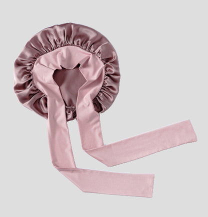 Self-Tie Seiden Bonnet