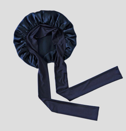 Self-Tie Seiden Bonnet